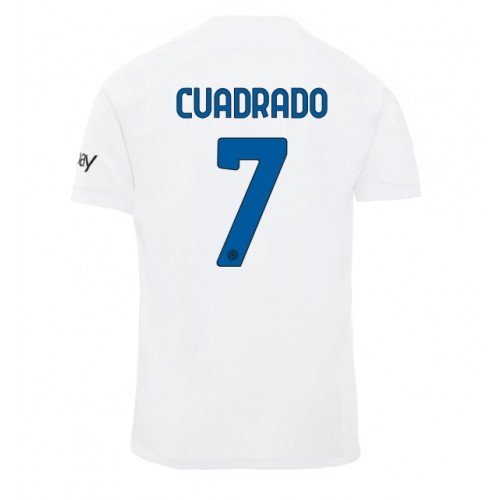 Moški Nogometni dresi Inter Milan Juan Cuadrado #7 Gostujoči 2023-24 Kratek Rokav
